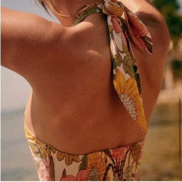 Sezane Billie Dress 70s Boho Floral sz34 - Picture 8 of 11